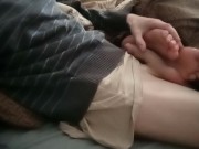 Polskie Porno Wielki spust na stopy spiacej Belli 15/16