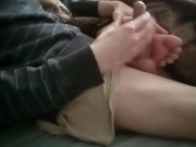 Polskie Porno Wielki spust na stopy spiacej Belli 3/16