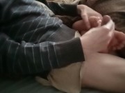 Polskie Porno Wielki spust na stopy spiacej Belli 7/16