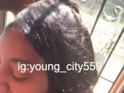 ALMOST CAUGHT !! Neighbor suckin my dick 4/16