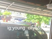 ALMOST CAUGHT !! Neighbor suckin my dick 9/16