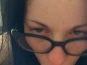 Hot teen Violette Black gives a very hot handjob & deepthroat P.O.V