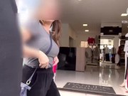 My stepmom teasing me on the street 7/16