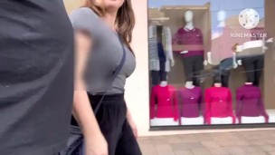 My stepmom teasing me on the street