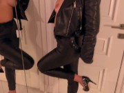 Muslim girl in leather was fucked hard 3/16
