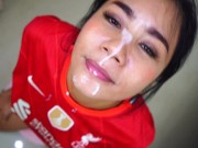 Facial Compilation of Asian Milf Cumwhore 9/16