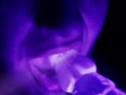 Glow Job CyberMouth Dildo Suck & Lick - Demi Doll Face 7/16