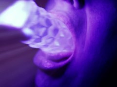 Glow Job CyberMouth Dildo Suck & Lick - Demi Doll Face