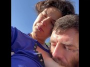 I invite my neighbor over drink hot milk out of my tit 12/16