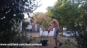 Spying on my Hot Gardener Until he Found me.