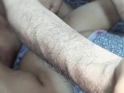 hardsex pussyfucking missionary style while holding leg and boobs 4/16