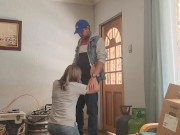 Fucking my 18 year old teen stepdaughter in the ass first time anal 2/16