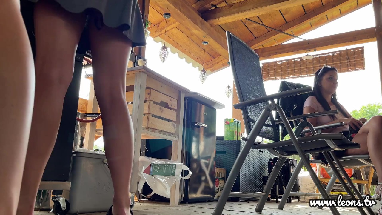 Short Skirt Miniskirt wearing No Underwear Tight Pussy Bare ...