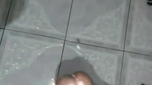 Big black cock Late night jerk off and huge cumshot