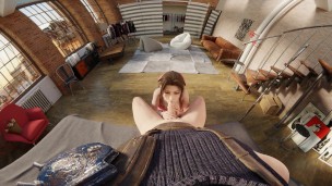 Aerith Tease and Suck