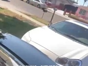 Getting my dick suck in my hood 3/16