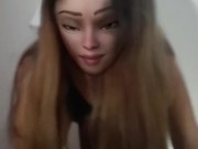 my stepsister likes to play with tik tok filters while we fuck alone at home every weekend 11/16