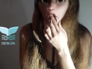 my stepsister likes to play with tik tok filters while we fuck alone at home every weekend 3/16