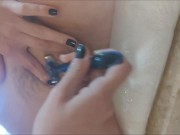 Filmando minha namorada de 18 aninhos depilando sua linda bucetinha. 6/16