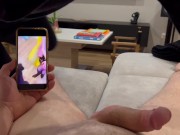 my skinny sucks me while i watch a video of us on pornhub 2/16