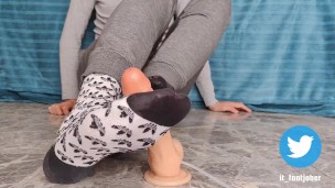 POV: I give you a sockjob with Adidas socks