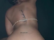 Bubble booty ebony can’t take big black cock backshots 1/16