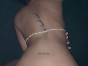 Bubble booty ebony can’t take big black cock backshots 11/16