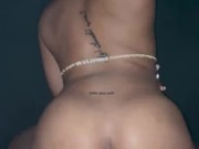 Bubble booty ebony can’t take big black cock backshots 16/16