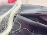 Cum is on my very short skirt! 8/16