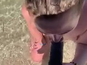 BLONDE BRITISH WOMEN RECEIVES HARDCORE BBC MOUTHFUCK IN JAMACIAN SEA 10/16