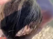 BLONDE BRITISH WOMEN RECEIVES HARDCORE BBC MOUTHFUCK IN JAMACIAN SEA 13/16