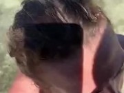 BLONDE BRITISH WOMEN RECEIVES HARDCORE BBC MOUTHFUCK IN JAMACIAN SEA 3/16