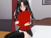 無修正エロアニメ 60fps 凛のボイスで癒しオナサポASMR　オナホ、イヤホン推奨 3/16