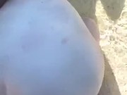 BLONDE BRITISH WOMEN GETS HARDCORE BBC DOGGYSTYLE IN JAMACIAN OCEON 12/16