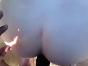 BLONDE BRITISH WOMEN GETS HARDCORE BBC DOGGYSTYLE IN JAMACIAN OCEON 14/16