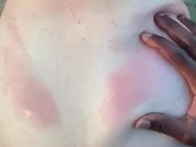 NAUGHTY BRITISH BLONDE TAKES HARD BBC IN ASS OUTDOORS IN PUBLIC IN JAMACIAN SEA 15/16