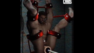 Chris Redfield and Fuck Machine (Blender/SFM)