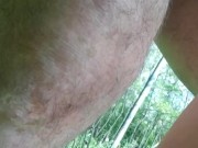 enchaîné nue pres de l autoroute, self bondage 10/16