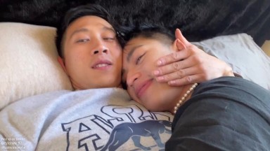 Asian boys love couple make cute sex tape, Tyler Wu & Sam Vu