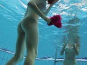 Their shared swim radiates beauty and grace 8/16