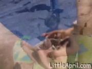 Little April licked out by the seaside - Screenshot 10 of 16 - Blonde