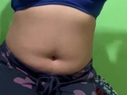 Teen had hot real oil massage 1/16