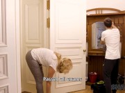 SHAME4K. Superb mature blonde was dreaming about a dick when a guy entered 3/16