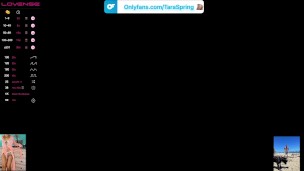 One of our first live streams on chaturbate back in Augst! Tara's pussy bent over is so sexy!