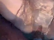 NAUGHTY BLONDE RECIVES HARDCORE MISSONARY FUCK IN JAMACIAN OCEON 14/16