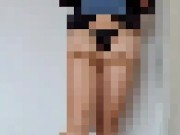 Stewardess doing the Safety Demo in partial uniform. Full uncensored on OF, link in bio 2/16