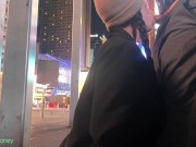 EXTREMELY RISKY BLOWJOB BEHIND POLICE STATION IN NYC 10/16