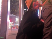 EXTREMELY RISKY BLOWJOB BEHIND POLICE STATION IN NYC 13/16