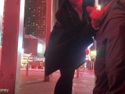 EXTREMELY RISKY BLOWJOB BEHIND POLICE STATION IN NYC 16/16