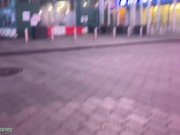 EXTREMELY RISKY BLOWJOB BEHIND POLICE STATION IN NYC 3/16